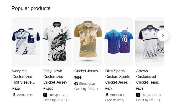cricket jersey design