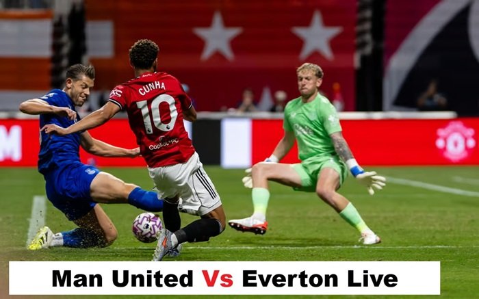 man united vs everton live
