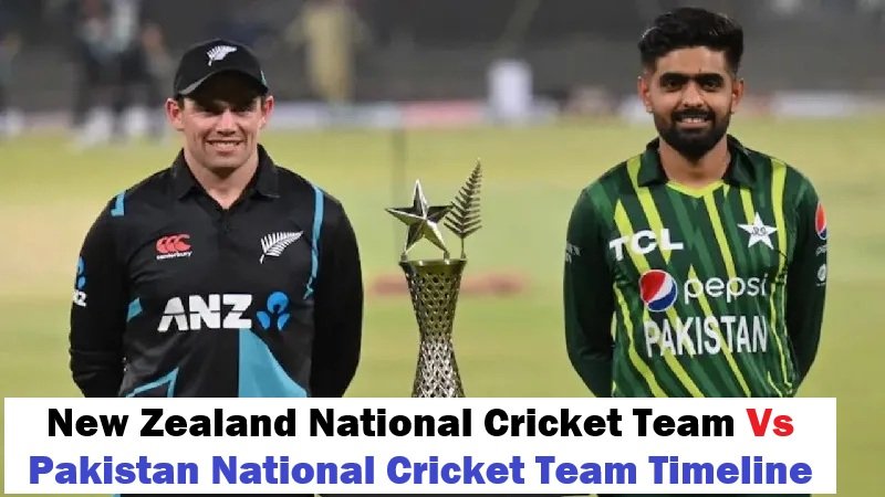 New Zealand National Cricket Team vs Pakistan National Cricket Team Timeline