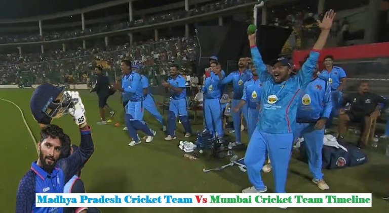 Madhya Pradesh Cricket Team vs Mumbai Cricket Team Timeline