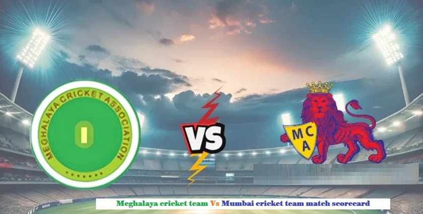 Meghalaya cricket team vs Mumbai cricket team match scorecard