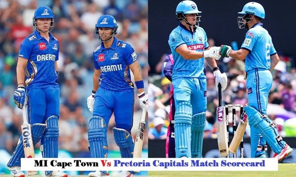 MI Cape Town vs Pretoria Capitals Match Scorecard