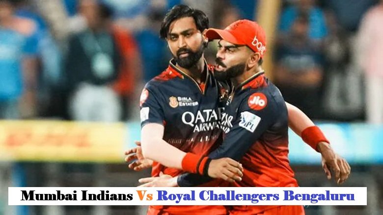 Mumbai Indians vs Royal Challengers Bengaluru match scorecard