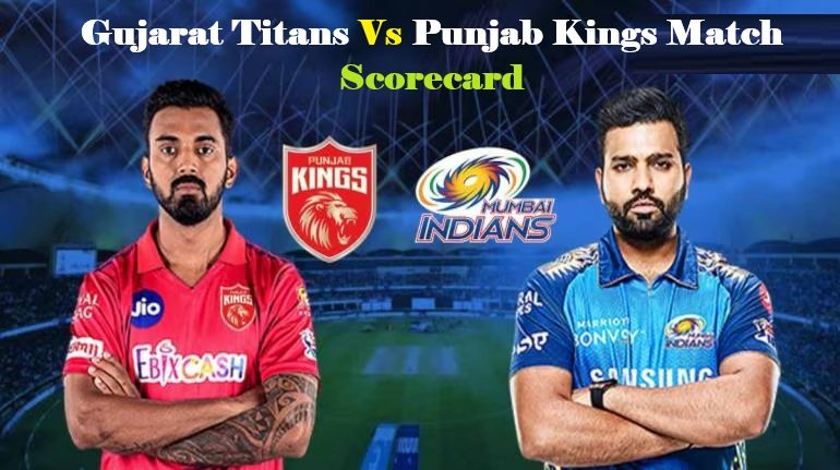 Gujarat Titans vs Punjab Kings Match Scorecard